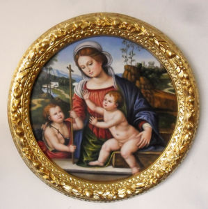 Madonna child and St. John