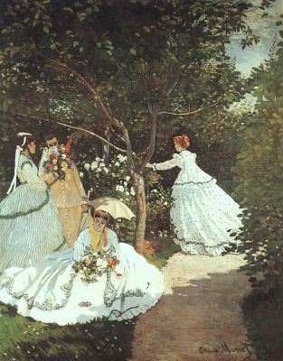 The women in the garden