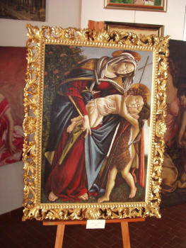 Riproduzione dipinto Madonna con Bambino e S.Giovannino
