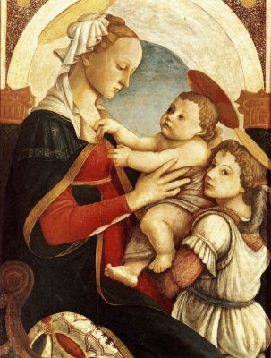 Madonna con Bambino e Angelo