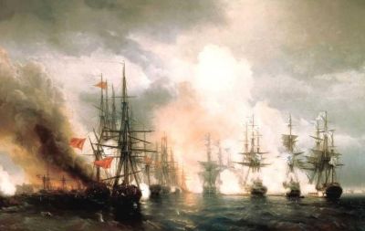 Russian-Turkish Sea Battle of Sinop 