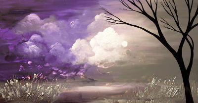 Nuvole viola