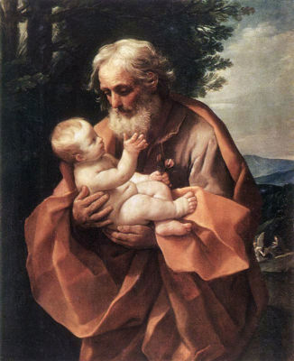 S.Giuseppe con il bambino Gesu'