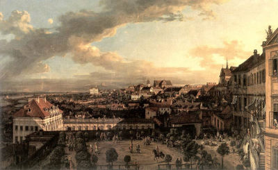 Vista di Varsavia dal Palazzo Reale