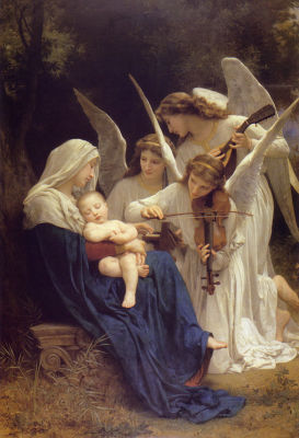 Virgin with angels